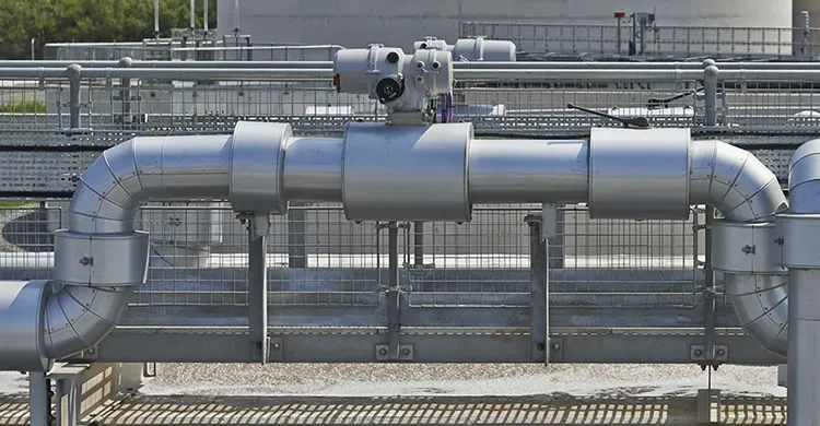 Rotork modulating valve actuator Indonesia untuk kontrol debit air reservoir